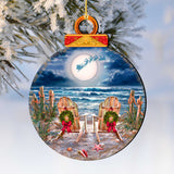 Moonlight Christmas Holiday Wooden Ornaments by D. Gelsinger - Christmas Decor - 8652817-DG