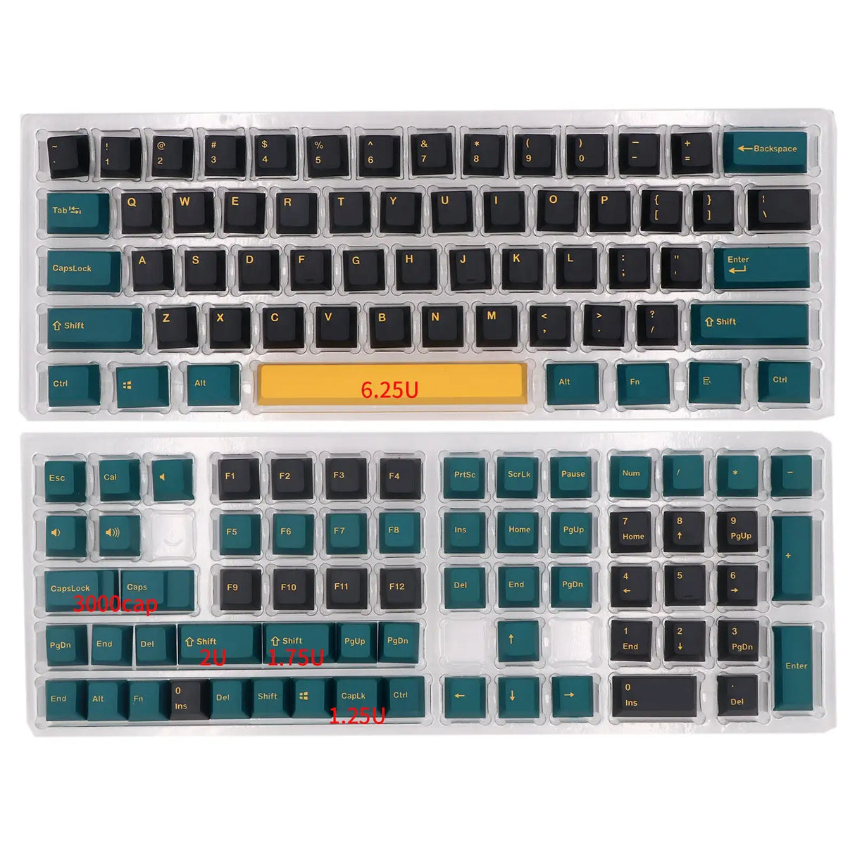 Mars Green Keycap Two-color Process PBT Material - Lootquake