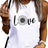 Ladies' Fashionable Sleeveless T-shirt With Personalized Letters, Flowers, Creative Patterns, Printed Casual Round Neck Vest - Lootquake