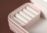 Portable Travel Jewelry Box for Earrings and Necklaces - Lootquake