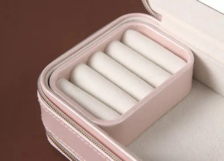 Portable Travel Jewelry Box for Earrings and Necklaces - Lootquake
