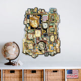 Arte de pared caprichoso "Dictando la hora" de Laura Seeley - Decoración infantil Love Family - 8513014-LS