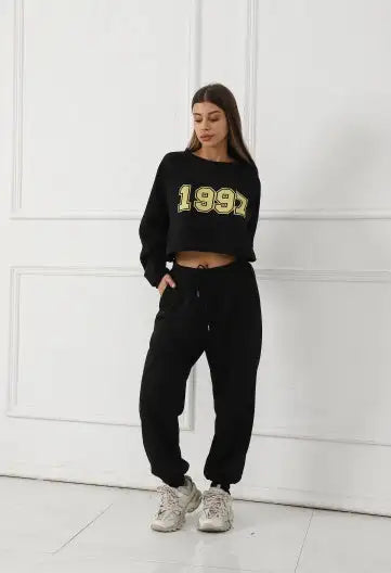 Women's Long Sleeved Hoodie Set - Lootquake