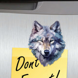 Enigmatic Wolves Decorative Wooden Magnets Set of 6 by G. Debrekht - Wildlife Decor - 8090113G-S6