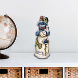 Decoración navideña para puerta de Frank Freezing de Jamie Mills-Price - Decoración navideña de Papá Noel y muñeco de nieve - 8457515H