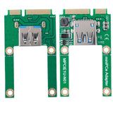 mSATA to USB Conversion Card Mini PCI-E Expansion Converter Adapter USB2.0 mPCI-E - Lootquake