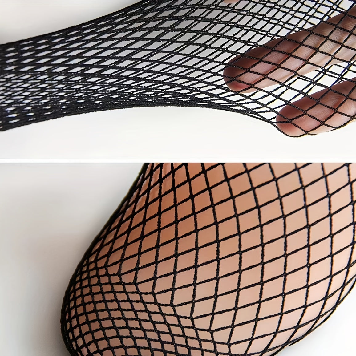 3 pares de calcetines sexys para mujer, talla grande, elásticos, calados, de rejilla, transpirables, cortos.