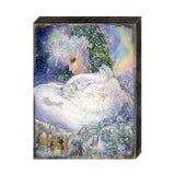 Arte mural de madera de fantasía de la Reina de las Nieves de Josephine Wall - Decoración de fantasía - 852143-JW