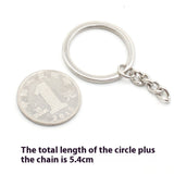 Silver Keychain Phone Pendant