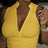 Women's Solid Color Ribbed Knit Short Zipper Design Off Shoulder Stand Up Collar Vest Top - Lootquake