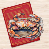 Adornos de madera de cangrejo de Alaska de G.Debrekht - Decoración navideña con temática de vida silvestre - 8710121-1