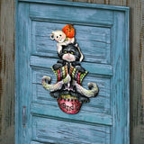 ¡Abucheos espeluznantes! Decoración de Halloween para puertas de Jamie Mills-Price - Decoración de Halloween para Acción de Gracias - 8457409H