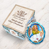 Adorno de vidrio de Mercurio con el Ángel que te cuida, de G. DeBrekht - Decoración navideña - 773028