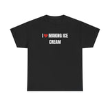 I Love Making Ice Cream Funny Couple Shirt – Cute Matching His & Hers Graphic Tee