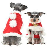 Cute Dog Cat Costume Christmas Cloak Halloween Disguise Cat - Lootquake