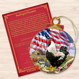 Morning in America Wooden Ornaments by Gelsinger - American Patriotic Decor - 8027104-DG