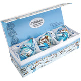 Winter Village Glass Ornament Set of 3 by G. DeBrekht - Christmas Decor - 74110-B3