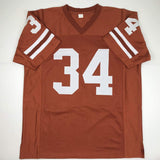 Camiseta de fútbol americano universitario de Texas naranja autografiada/firmada por Ricky Williams (JSA COA)