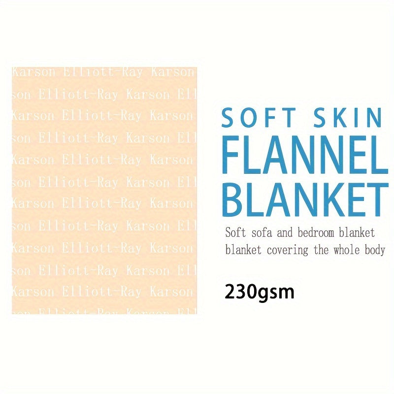 1pc Custom Blanket - Soft Flannel Sofa Blanket with Exclusive Personalized Gift for Son or Daughter, Blanket Name, Unique and Thoughtful Present for Loved Ones