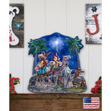 The Magic of Three Kings Nativity Door Decor by D. Gelsinger - Nativity Holiday Decor - 8161026H-1810