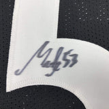 Camiseta de fútbol americano de Pittsburgh, negra, enmarcada, autografiada y firmada por Maurkice Pouncey, 35 x 39, JSA COA
