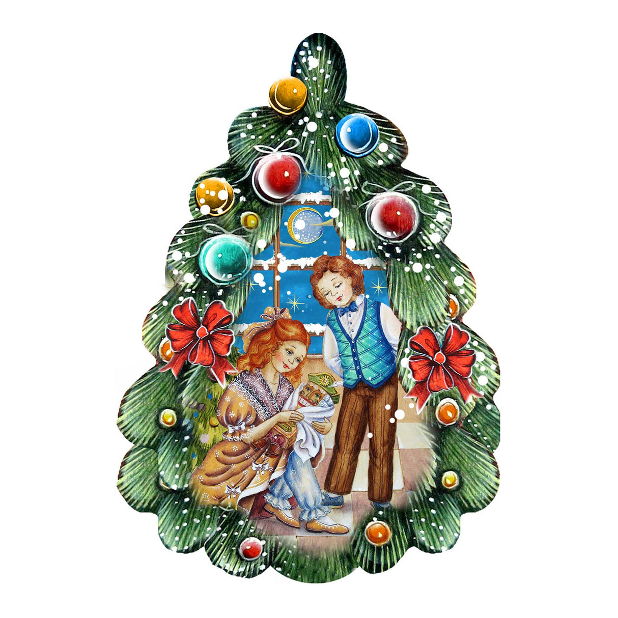 Nutcracker Christmas Tree Door Decor by G. DeBrekht - Christmas Decor - 8119184H