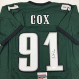 Camiseta de fútbol verde de Filadelfia de Fletcher Cox autografiada/firmada JSA COA