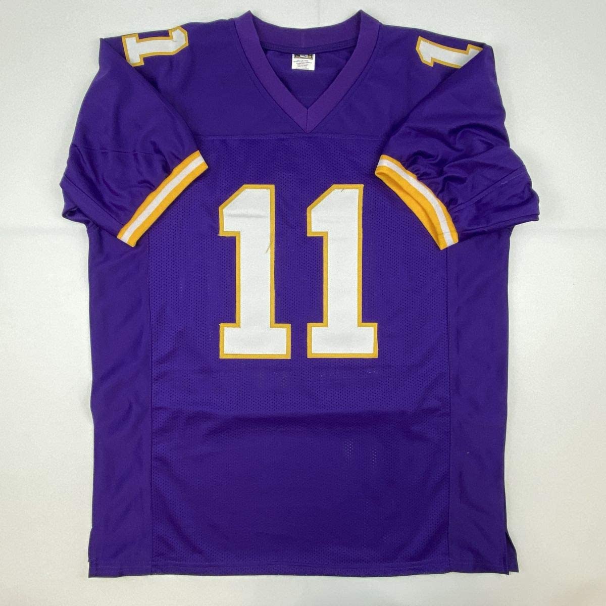 Camiseta de fútbol morado de Minnesota de Daunte Culpepper autografiada/firmada JSA COA