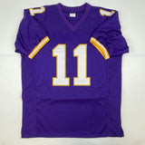 Camiseta de fútbol morado de Minnesota de Daunte Culpepper autografiada/firmada JSA COA