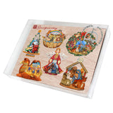 Nativity Decorative Wooden Magnets Set of 6 by G. Debrekht - Nativity Holiday Decor - 8090133G-S6