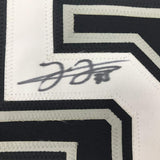 Camiseta de béisbol negra de Chicago, enmarcada, autografiada y firmada por Frank Thomas, 35 x 39, JSA COA