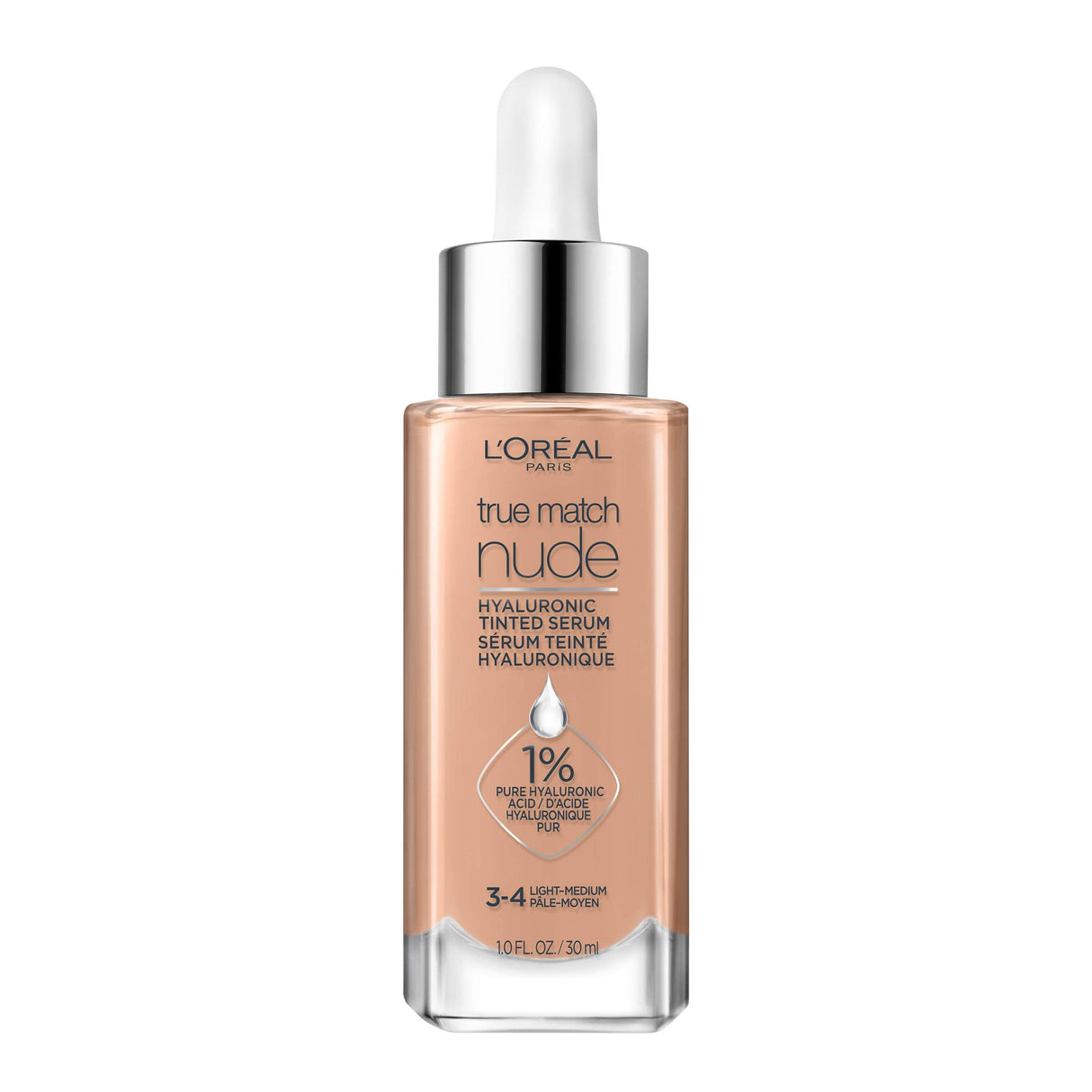 L'OREAL True Match Nude Hyaluronic Tinted Serum Foundation