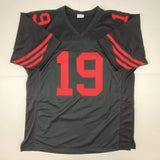 Autographed/Signed Deebo Samuel San Francisco Black Football Jersey JSA COA