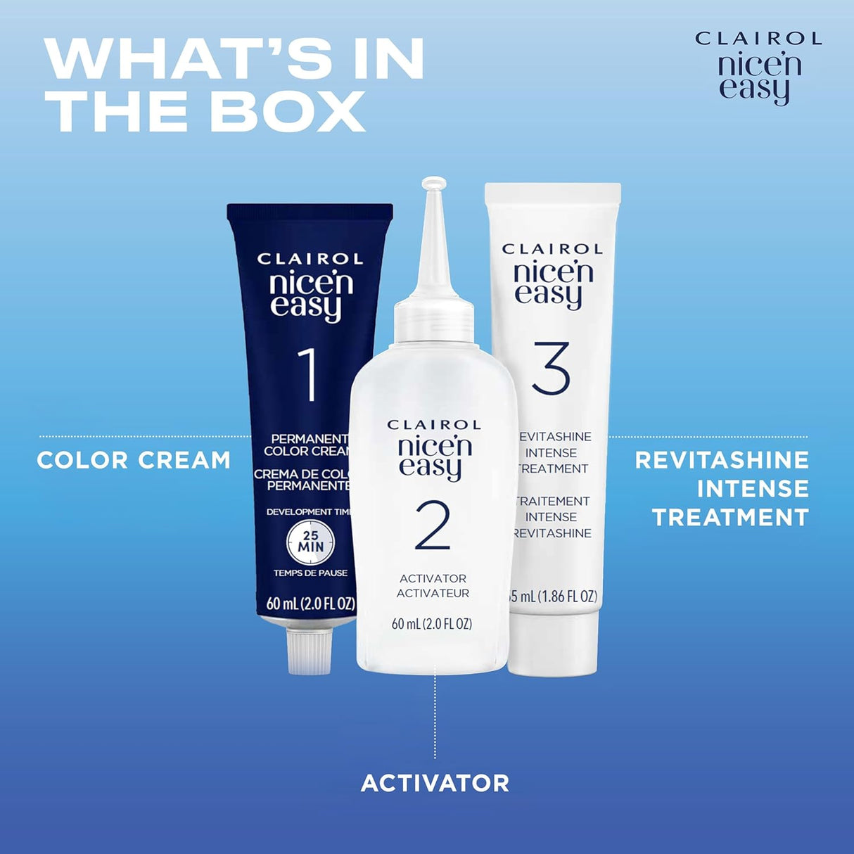 CLAIROL Nice'n Easy 3 Tones + Highlights Permanent Hair Dye