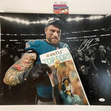 Autographed/Signed Chris Long Philadelphia Eagles Super Bowl LII 52 Champions 16x20 Football Photo JSA COA