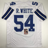 Camiseta de fútbol americano Dallas White autografiada/firmada por Randy White HOF 94 JSA COA