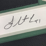 Autographed/Signed Fletcher Cox Philadelphia Black Football Jersey JSA COA