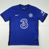 Autographed/Signed Mason Mount Chelsea FC Blue Soccer Futbol Jersey Beckett BAS COA #2