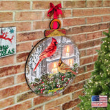 House Birds Holiday Door Decor by D. Gelsinger - Christmas Decor - 8421126H-DG