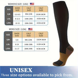 8 pares de calcetines de compresión unisex con infusión de cobre - Mejoran la circulación (10-20 mmHg) - Cómodos hasta la rodilla para enfermeras, embarazadas, corredores, senderismo y ciclismo