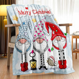 1 manta navideña, manta decorativa para fiestas navideñas, manta de cama para regalo de Año Nuevo, regalo de Navidad para sofá cama, oficina, camping.