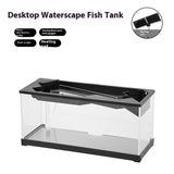 Acrylic Filter Circularly Heating Lighting Integrated Lazy Aquarium - Lootquake