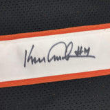 Camiseta de fútbol negra de Cincinnati autografiada y firmada por Ken Anderson (JSA COA)