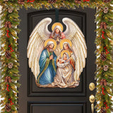 Nativity with Angel Holiday Door Decor  by G. Debrekht - Christmas Decor - 8611056H