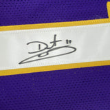 Camiseta de fútbol morado de Minnesota de Daunte Culpepper autografiada/firmada JSA COA