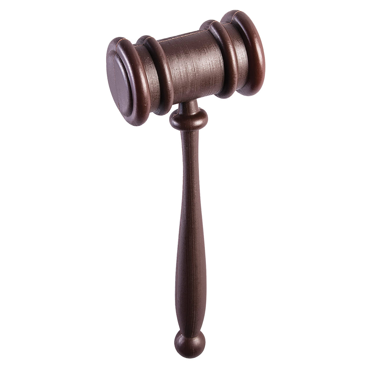 Brown Plastic Judge's Gavel Costume Accessory