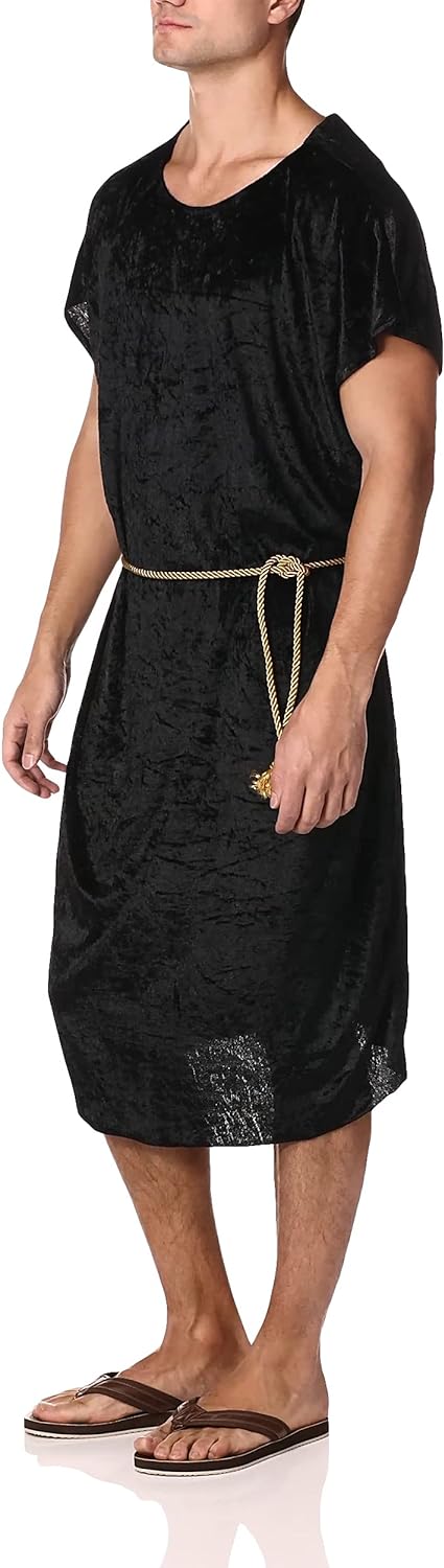 Adults Plus Size Black Pharaoh Viking Roman Tunic