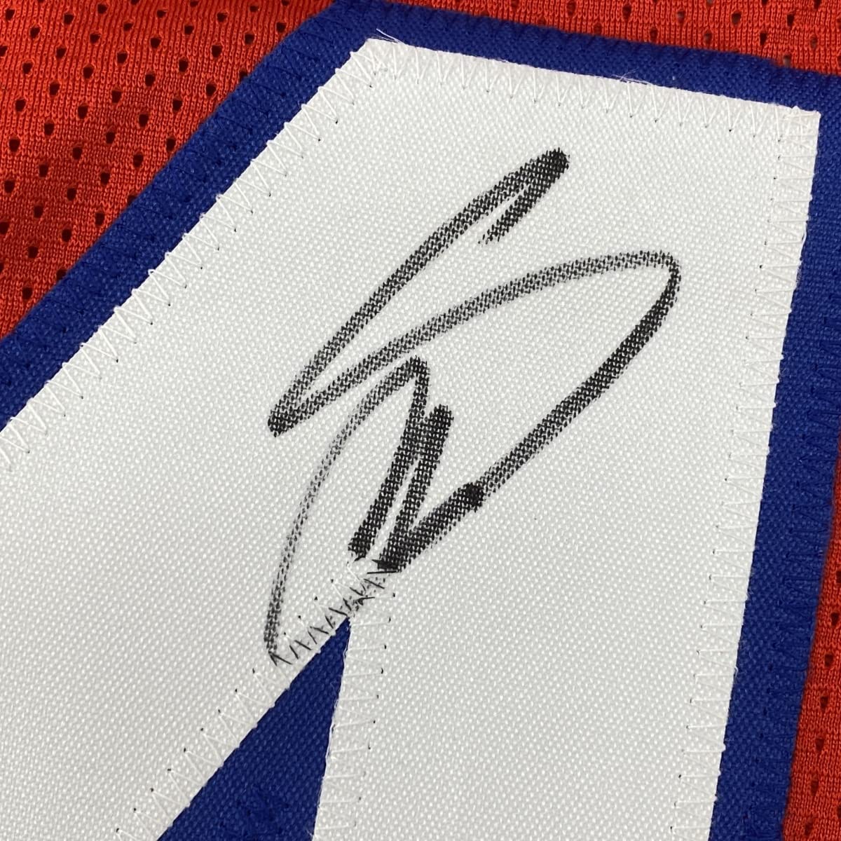 Camiseta de fútbol americano autografiada/firmada por Stefon Diggs, color rojo búfalo, Beckett BAS COA