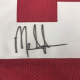 Camiseta de fútbol americano universitario enmarcada, autografiada y firmada por Mark Ingram, 35 x 39, color rojo de Alabama, Beckett BAS COA