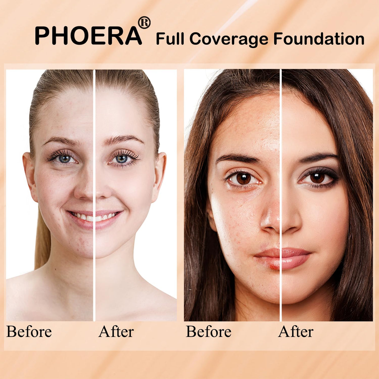 PHOERA Full Coverage Liquid Matte Foundation